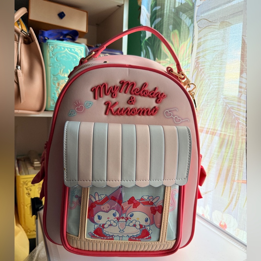 Boxlunch Sanrio My Melody and Kuromi Mini Backpack NWT